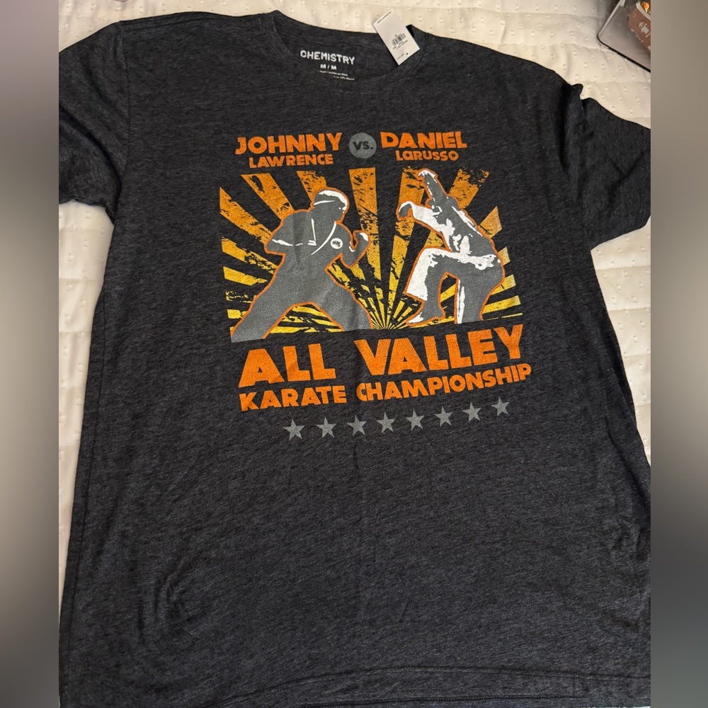 Karate Kid Tee in Dark Gray